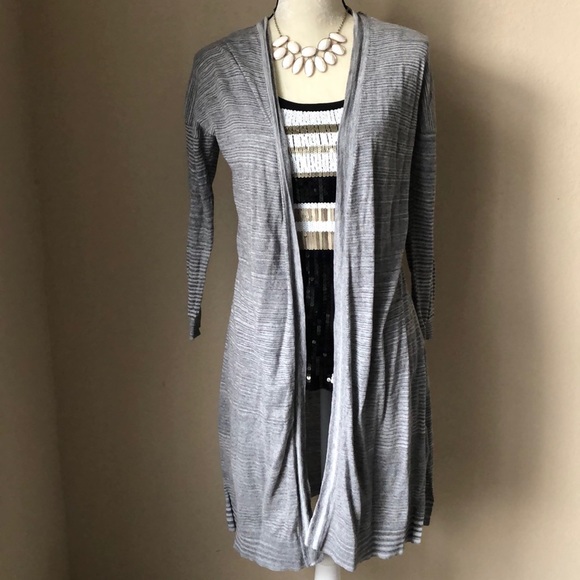 Express 3/4 Sleeve Duster Sweater - Picture 2 of 7